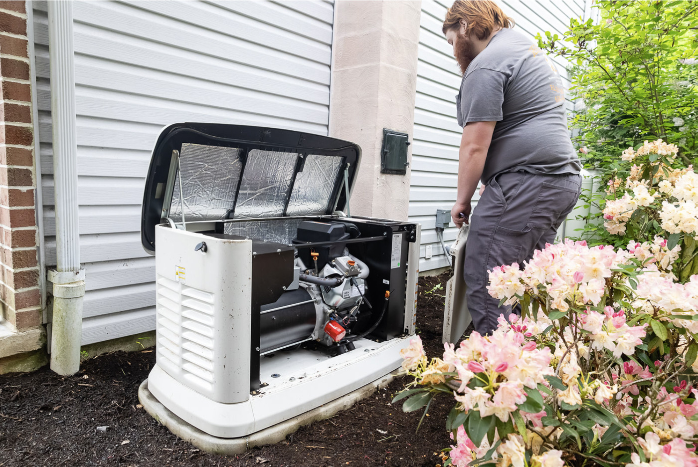 Keeler Electric installing a home generator in Berks County, PA