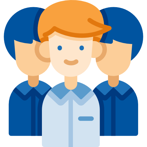 professional and friendly staff icon